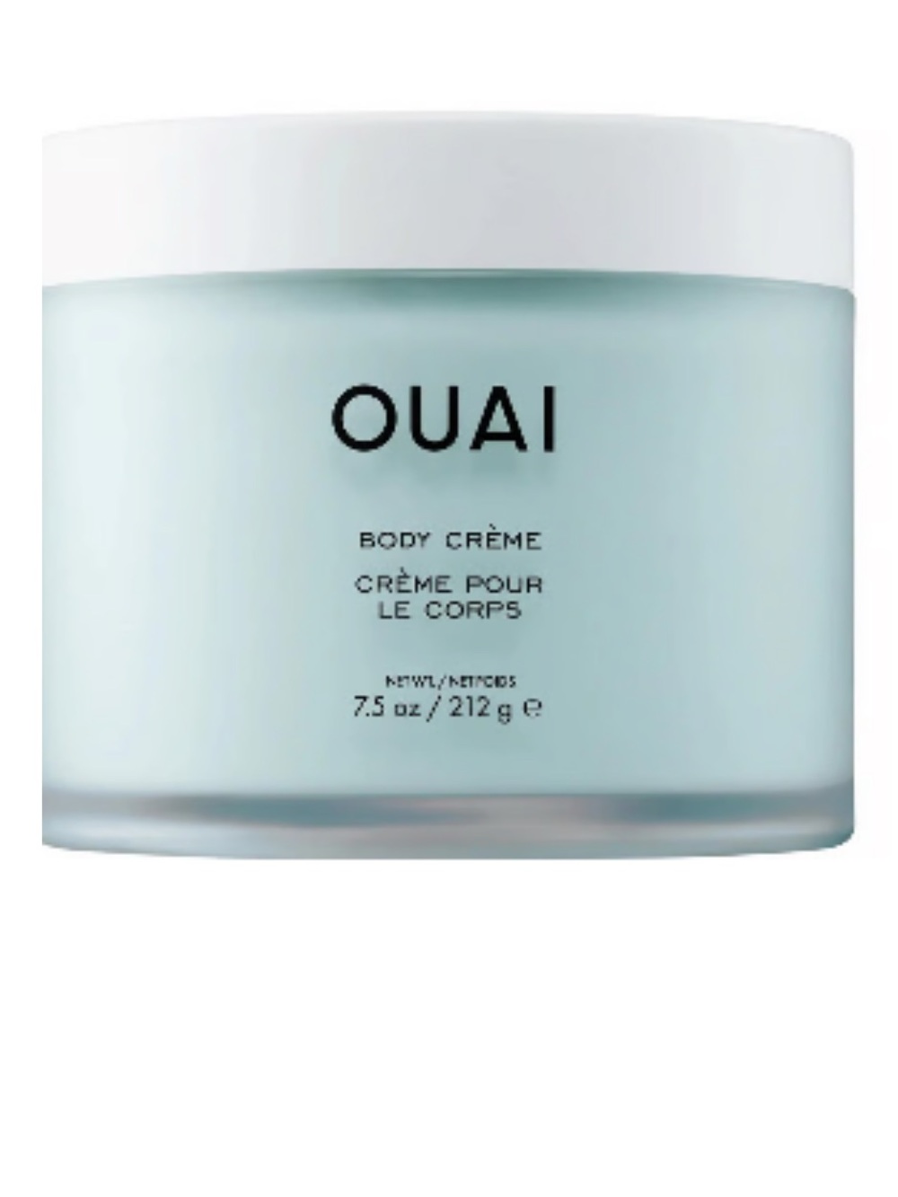 OUAI Body Crème - Light Aqua Jar